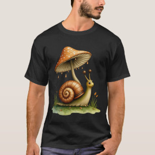 Slak Onder Paddenstoel T-shirt