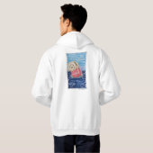 Slak op de Aardbei Hoodie (Achterkant volledig)