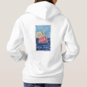 Slak op de Aardbei Hoodie (Achterkant)