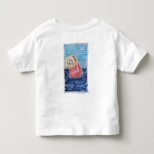 Slak op de aardbei kinder shirts (Achterkant)