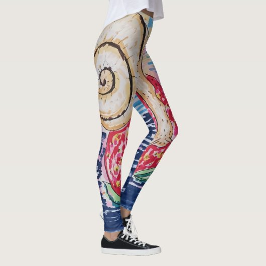 Slak op de Aardbei Leggings (Rechts)