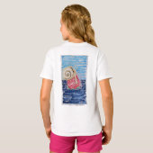 Slak op de Aardbei T-shirt (Achterkant volledig)