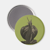 Slak Pastels Tekening Ronde Magnet (Voorkant / Achterkant)