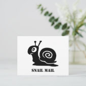 Slak Post Card Briefkaart (Staand voorkant)