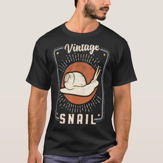 Slak  Retro Classic Animal Love 1 T-shirt (Voorkant)