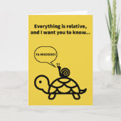 Slak Riding a Turtle - Family Kaart (Voorkant)