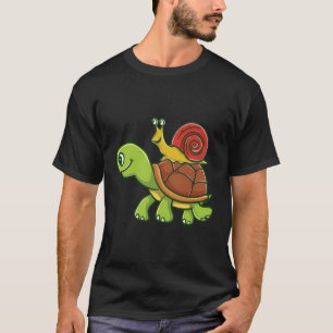 Slak Rijden Een Turtle Lover Gift T-shirt