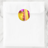 slak ronde sticker (Tas)