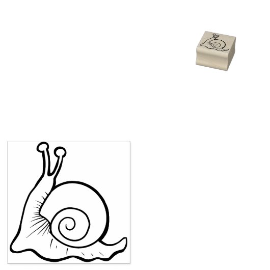 slak rubberstempel (Gestempeld)