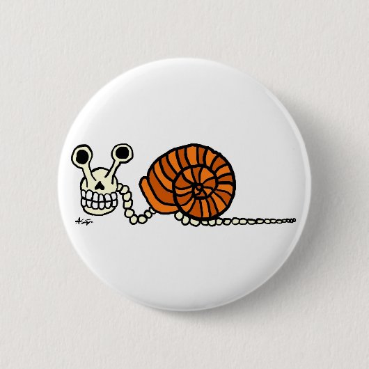 Slak Skeleton Button (Voorkant)