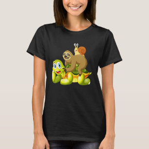 Slak slak slak kalk langzaam Humor T-shirt