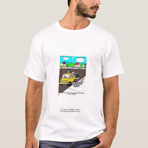 Slak/Slimak Cartoon Heren T-shirt "Drive By Saltin