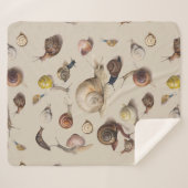 Slak Slug Garden Pet Gastro-pod Botanische slakken Sherpa Deken (Voorkant (horizontaal))