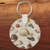 Slak Slug Garden Pet Gastro-pod Botanische slakken Sleutelhanger (Voorkant)