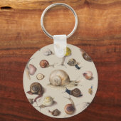 Slak Slug Garden Pet Gastro-pod Botanische slakken Sleutelhanger (Voorkant)