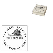 slak tekening naam retouradres rubberstempel (Gestempeld)