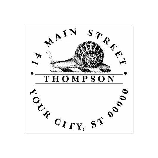  slak tekening naam retouradres rubberstempel (Afrduk)