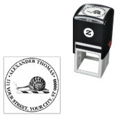  slak tekening naam retouradres  zelfinktende stempel (In situ)