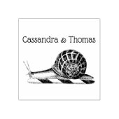  slak tekening naam rubberstempel (Afrduk)