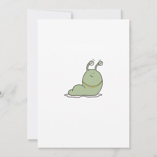 Slak, thema, bug thema kaart (Voorkant)