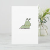 Slak, thema, bug thema kaart (Staand voorkant)