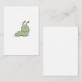 Slak, thema, bug thema notitiekaartje (Voorkant / Achterkant)