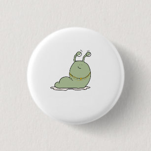 Slak, thema, bug thema ronde button 3,2 cm