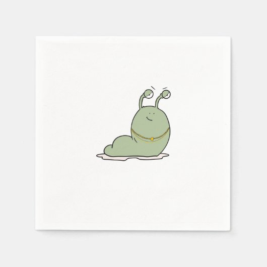 Slak, thema, bug thema servet (Voorkant)