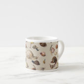 Slak Tuin Pet Gastropod Slak Botanische slakken Espresso Kop (Voorkant rechts)