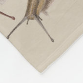 Slak Tuin Pet Gastropod Slak Botanische slakken Fleece Deken (Hoek)