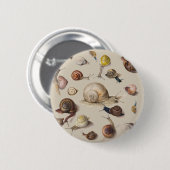 Slak Tuin Pet Gastropod Slak Botanische slakken Ronde Button 5,7 Cm (Voorkant /achterkant)