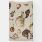 Slak Tuin Pet Gastropod Slak Botanische slakken Spandoek (Verticaal)