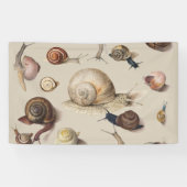 Slak Tuin Pet Gastropod Slak Botanische slakken Spandoek (Horizontaal)