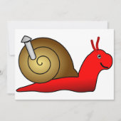 slak uitnodigingen (Voorkant)