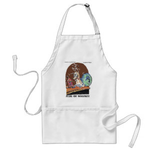 Slak van whisky Funny Snagelschenken en T - shirts Standaard Schort