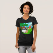 Slak Verkeersagent Grappig T-shirt (Voorkant volledig)