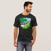 Slak Verkeersagent Grappig T-shirt (Voorkant volledig)