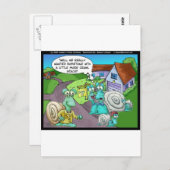 Slak - Verkoop van onroerend goed Funny Giften & C Briefkaart (Voorkant / Achterkant)