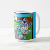 Slak - Verkoop van onroerend goed Funny Giften & C Koffiemok (Voorkant rechts)