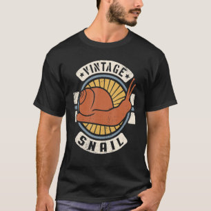 Slak Vintage Klassiek Retro 60s 70s Dier T-shirt