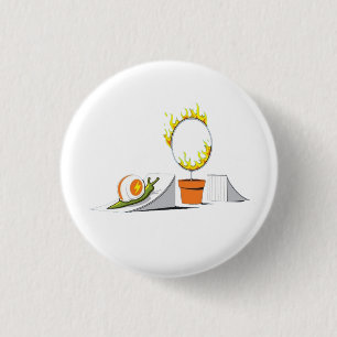 Slak vs Ring of Fire Ronde Button 3,2 Cm