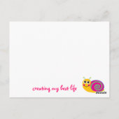 Slakkaart Briefkaart (Achterkant)