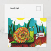 Slakkaart Briefkaart (Voorkant / Achterkant)