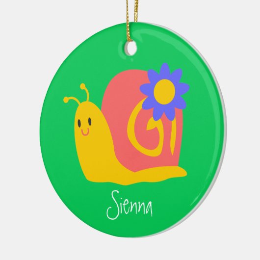 Slakkegelvormig voor kinderen met een hoge kleur keramisch ornament (Links)