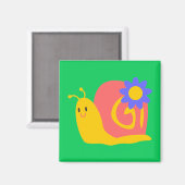 Slakkegelvormig voor kinderen met een hoge kleur magneet (Voorkant / Achterkant)