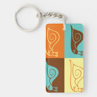 Slakken AcrylSleutelhanger Sleutelhanger