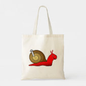 Slakken Boodschappentas Tote Bag (Achterkant)
