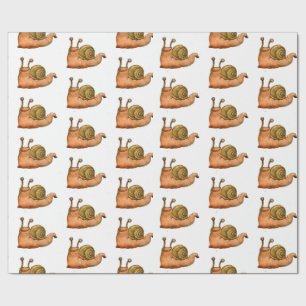 slakken cadeaupapier