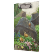 Slakken in een rotstuin (door H.A. Brendekilde) Klembord (Links)