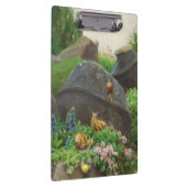 Slakken in een rotstuin (door H.A. Brendekilde) Klembord (Rechts)